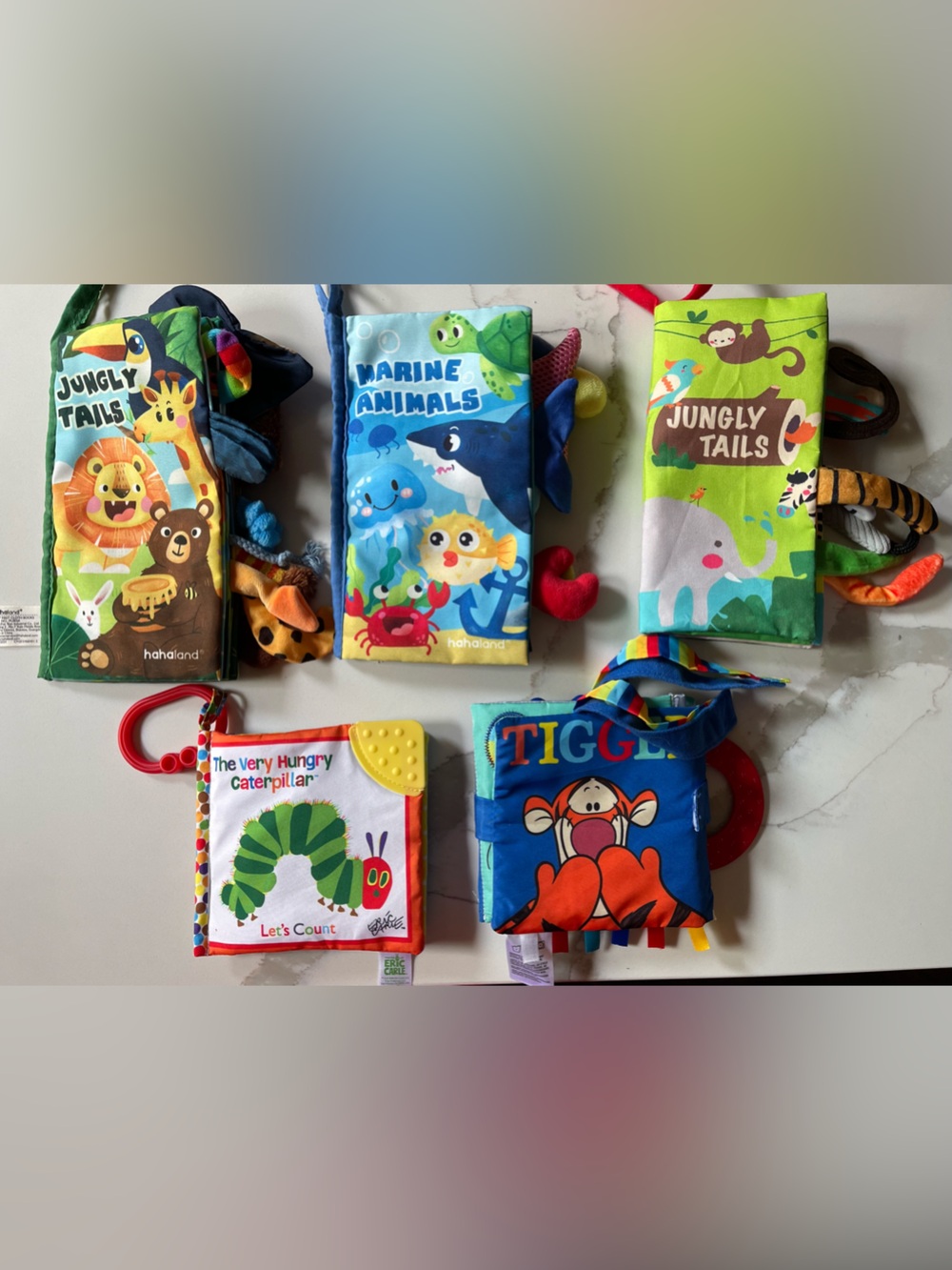 Five Cloth Books